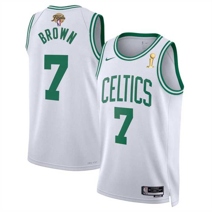Men's Boston Celtics #7 Jaylen Brown White 2024 Finals Champions Association Edition Stitched Basketball Jersey Dzhi,We sell and wholesale Men's Boston Celtics #7 Jaylen Brown White 2024 Finals Champions Association Edition Stitched Basketball Jersey Dzhi on line form chian!